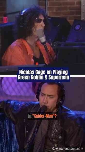 Nicolas Cage Almost Played the Green Goblin & Superman (2002)