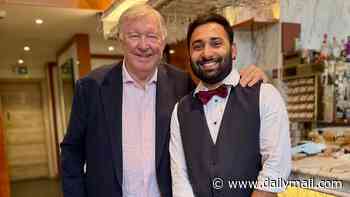 Sir Alex Ferguson, 84, is seen for the first time since being rushed to hospital from Man United match and missing public appearances
