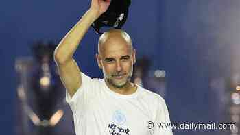 Pep was the boy who cried wolf! Man City chairman says Guardiola threatened to leave '100 times'... but this season he knew he was serious