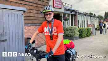 Man cycles 180 miles in memory of best friend
