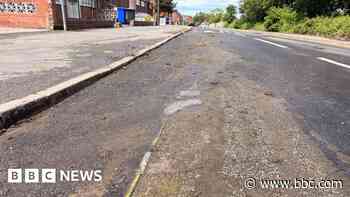Road 'a mess' after wrong markings scrubbed off