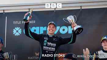 Stone-based racing driver secures first win of the season
