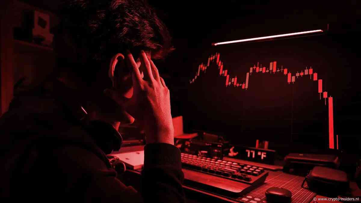 Waarom de cryptomarkt vandaag bloedrood kleurt