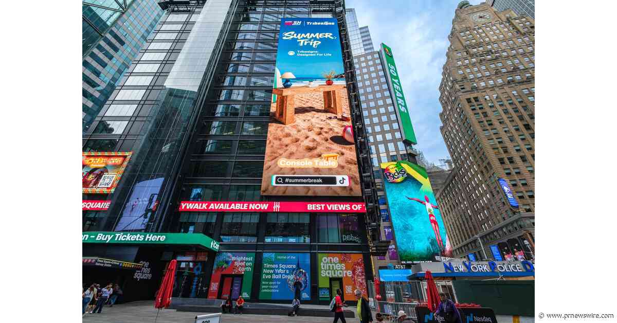 Tribesigns x TikTok debuta en una valla publicitaria de Times Square para la temporada Super Wish 2026