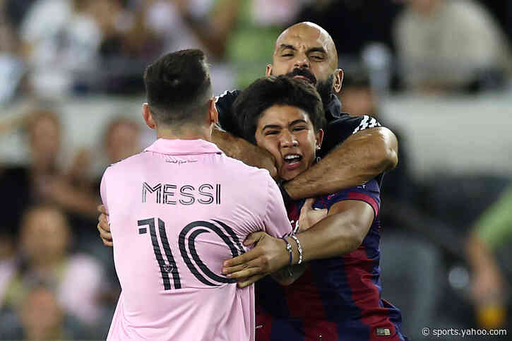 🎥 Ready to rumble? Brazil legend meets Messi's bodyguard