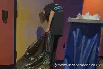 AMC worker, 85, receives $146,000 from strangers for retirement after video of her cleaning theater goes viral