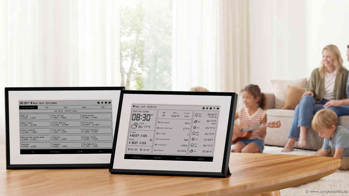 Wetterstation mit Kalenderfunktion: Das kann SwitchBots neues E-Ink-Display