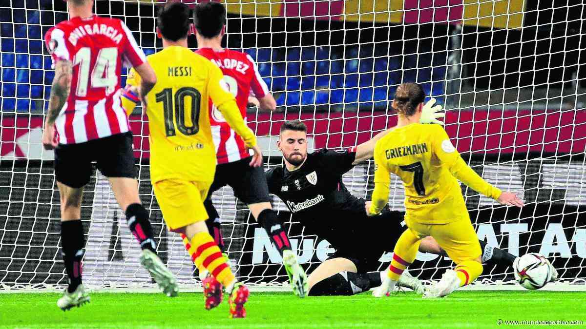 El lustro de Unai Simón sin jugar un partido de Copa