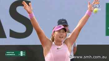 Jubiliant Andreeva reaches French Open final
