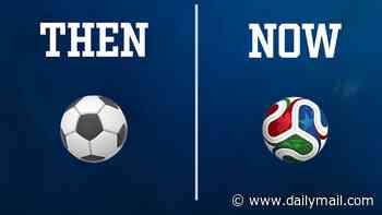 The football emoji has had a makeover! Classic black and white design is replaced with a colourful ball ahead of the World Cup