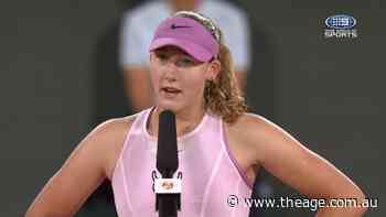 Andreeva 'very happy' as final awaits