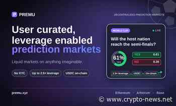 Premu Opens User-Created, Leveraged Prediction Markets Ahead of the 2026 World Cup