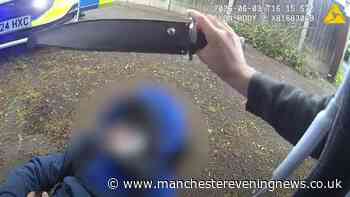 Huge knife found after man seen 'behaving suspiciously' on bike in south Manchester