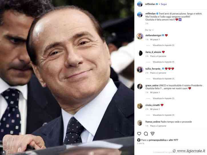Archiviazione di Berlusconi, il messaggio di Marta Fascina
