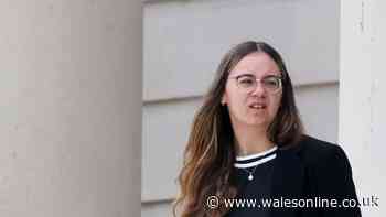 Young woman who killed dog walker sobs after telling court 'I didn't see her'