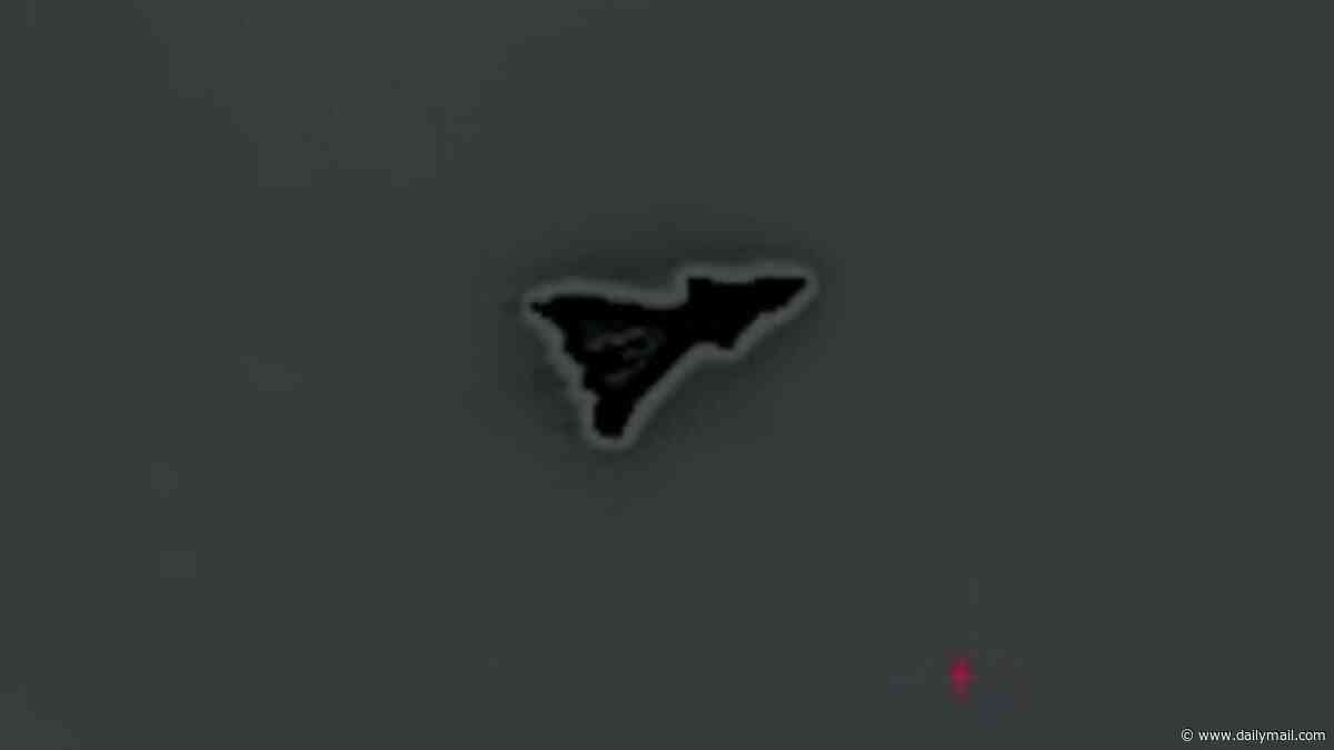 Mysterious triangular aircraft spotted over Area 51 sparks secret tech theories