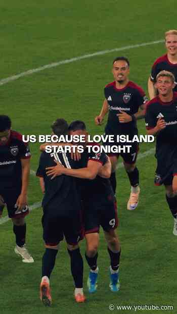Love Island is back. Cue the goal celebrations #loveisland #loveislandusa #dcunited #soccer #goals