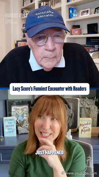 Lucy Score shares her most unexpected fan encounter… and I think she may have us all beat! 😂📚
