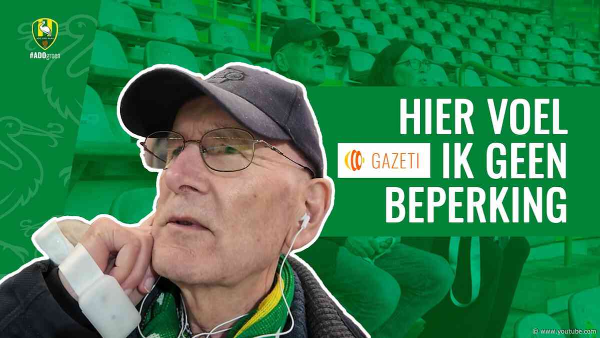 Voetbal voel je: samen met Gazeti maakt #ADOgroen voetbal toegankelijker