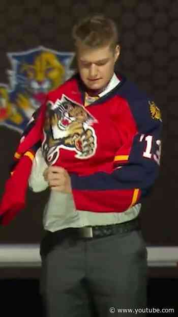 Barkov selcted No. 2 overall in 2013 Draft 🥹