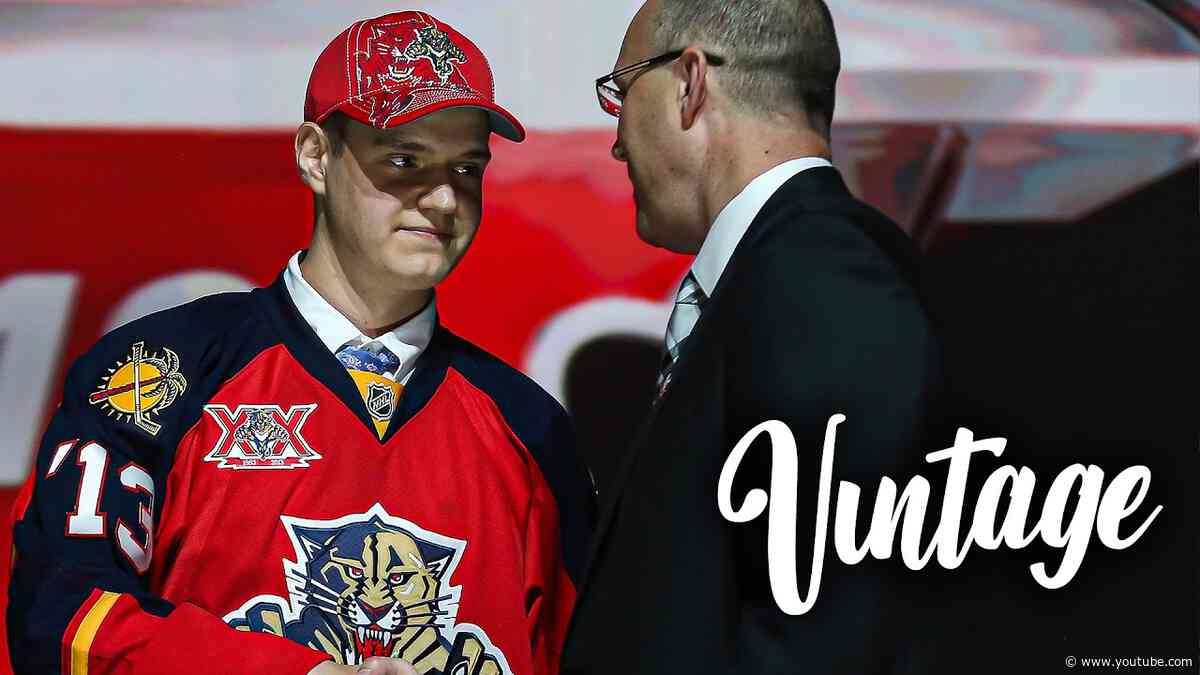 VINTAGE | Barkov Selected No. 2 Overall by Panthers in 2013