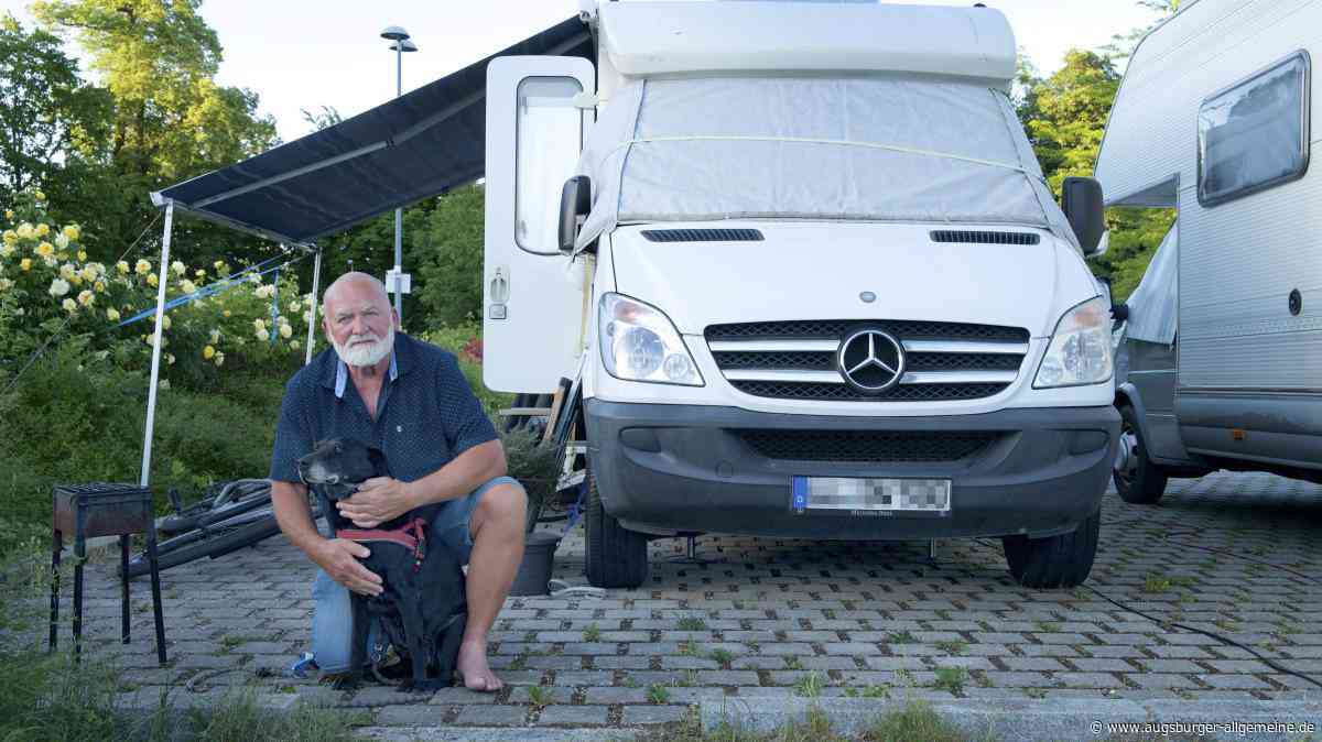 Dauercamper bekommt Hausverbot auf der Waitzinger Wiese: Die traurige Geschichte von Wolfgang Vogl