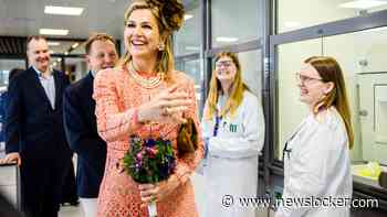 Máxima gecharmeerd van pasteltinten: met deze kleurencombinatie komt koningin goed weg
