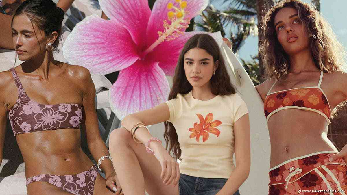 Hibiscus print is trending - shop the hottest tropical pieces