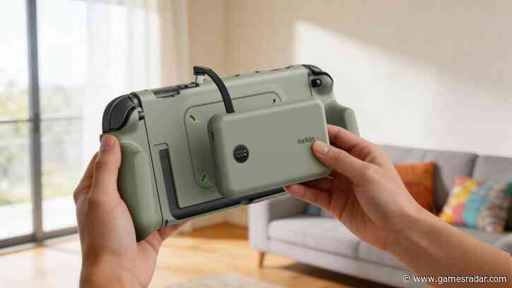 Belkin's new Charging Grip combines a slip case with a 10,000mAh power bank to combat Switch 2 battery woes
