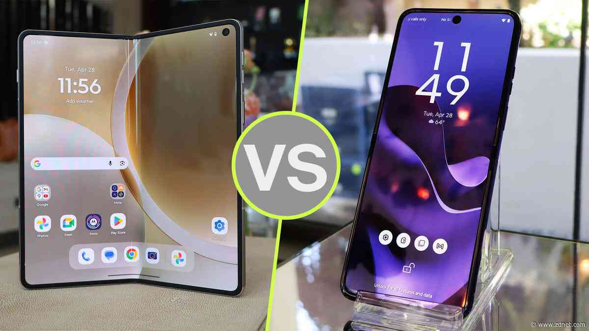 Motorola Razr Fold vs. Razr Ultra: I tested both phones for a month - this one's better