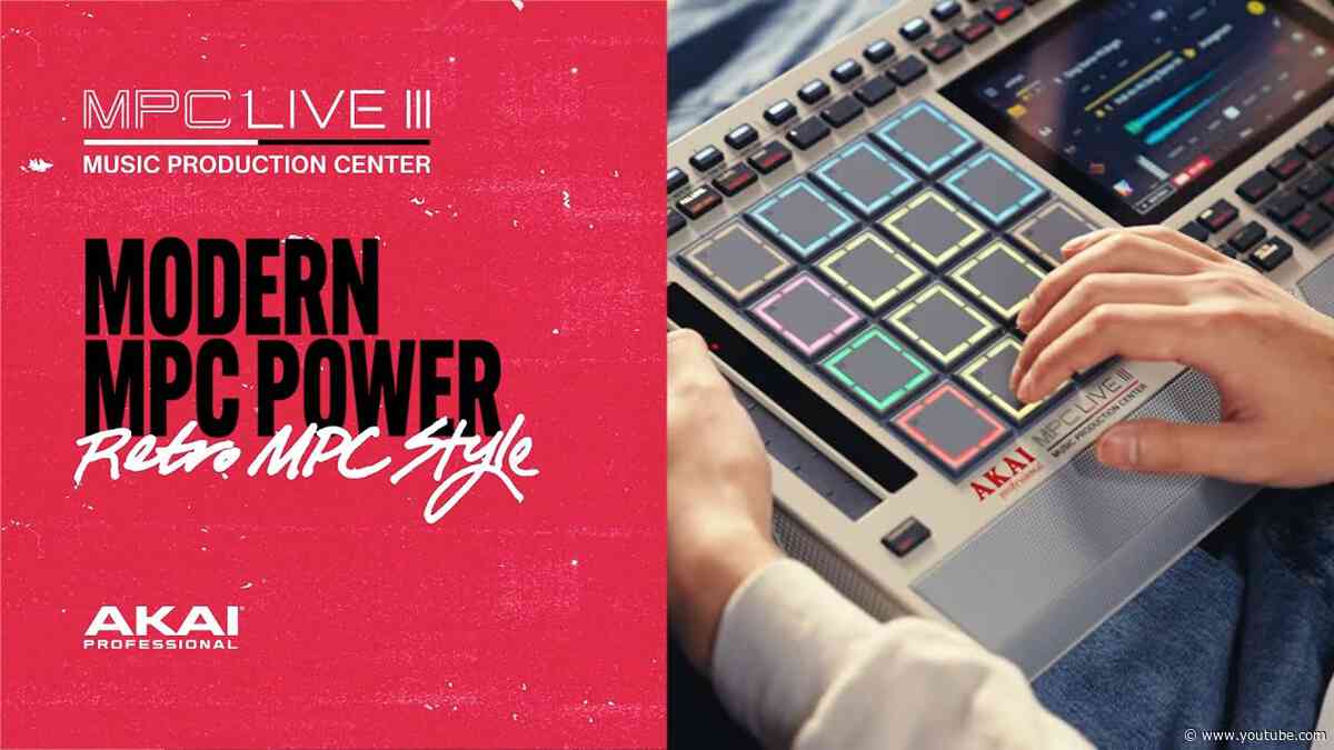 MPC Live III Retro | A New Special-Edition Colorway Inspired by the Original MPCs of the Late ‘80s