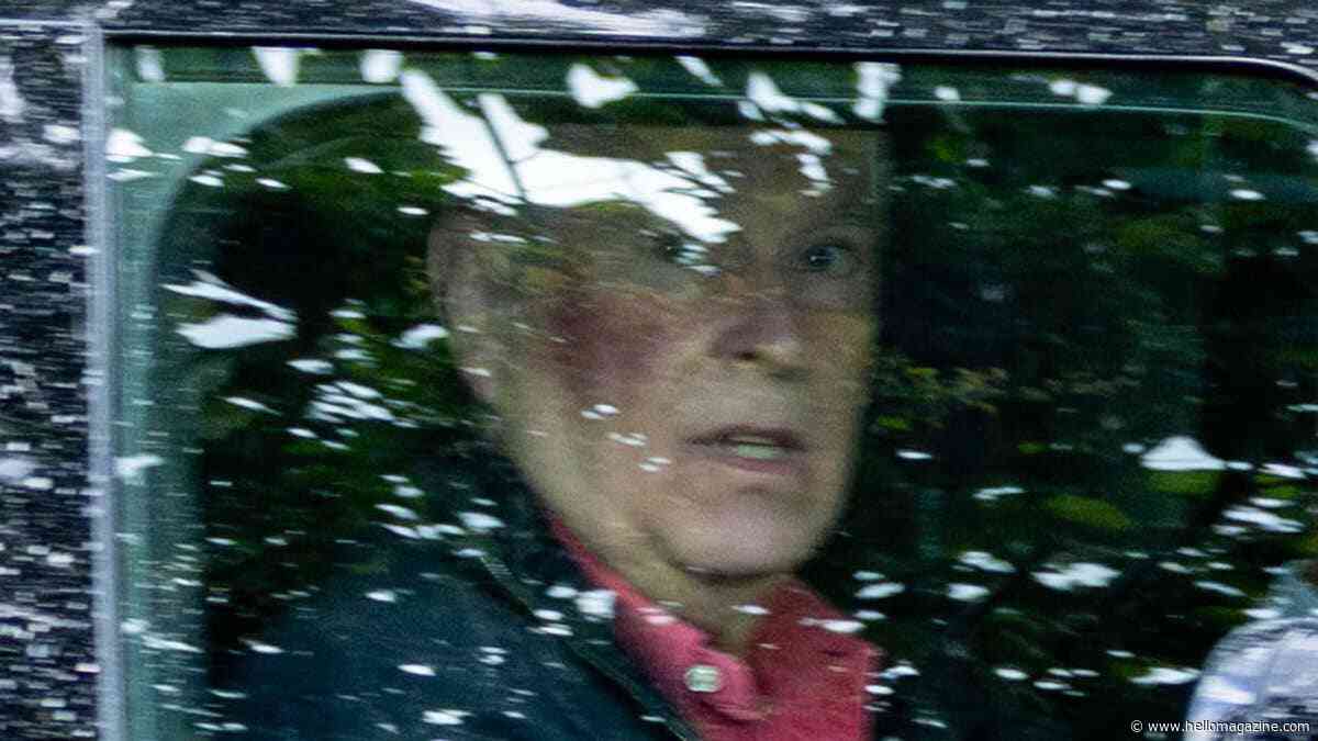 Andrew Mountbatten-Windsor pictured with mysterious bruise on his face as he's seen for first time in weeks