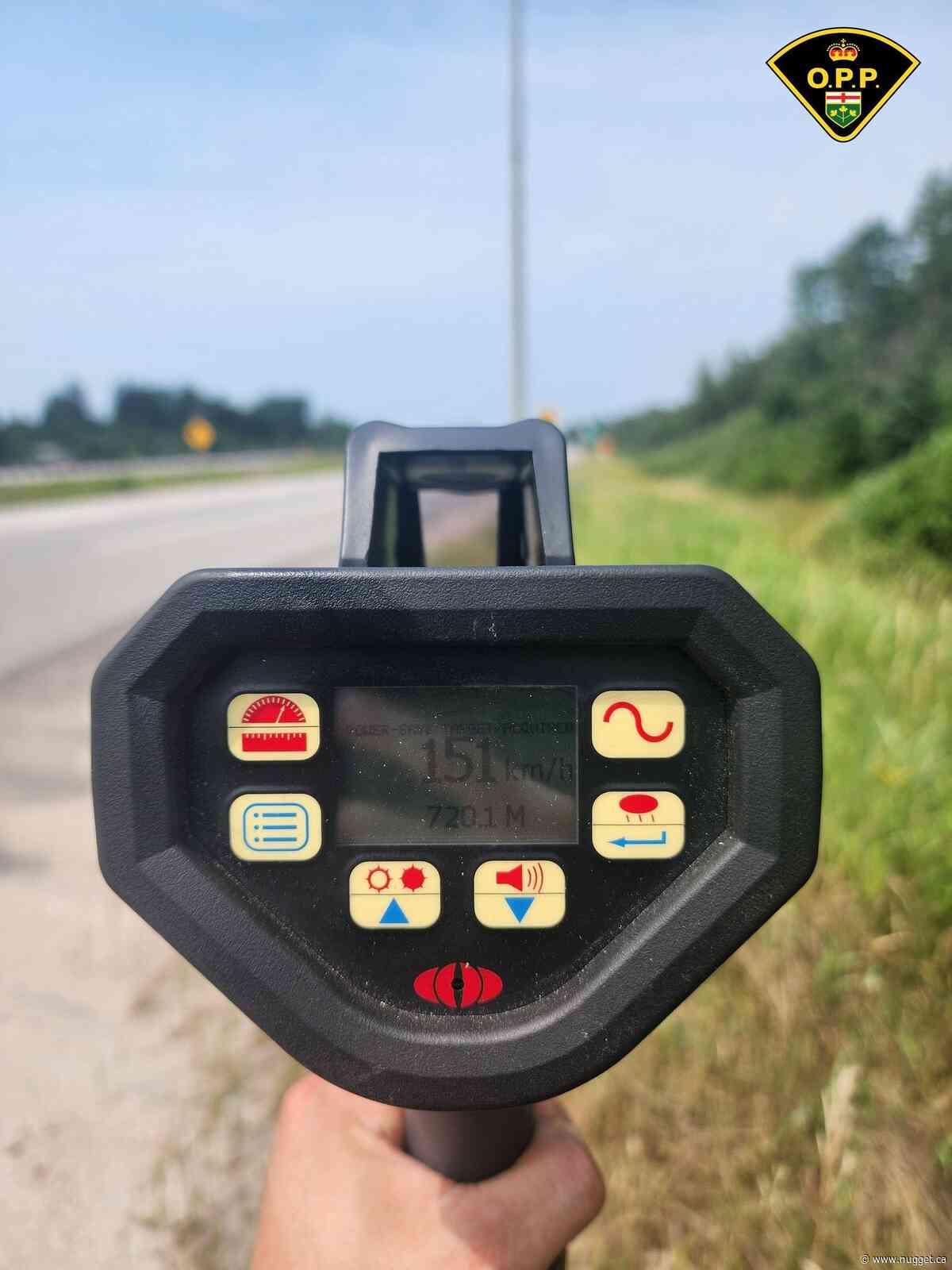North Bay OPP were busy in May arresting a baker's dozen Stunt drivers