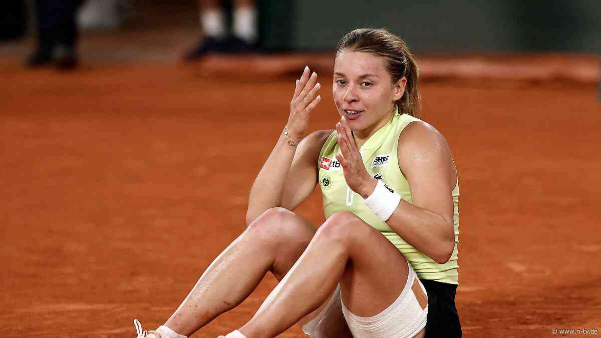 Qualifikantin nicht aufzuhalten: French-Open-Märchen gipfelt in sensationellem Final-Einzug