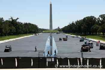 Trump says Reflecting Pool project is complete, but basin remains empty