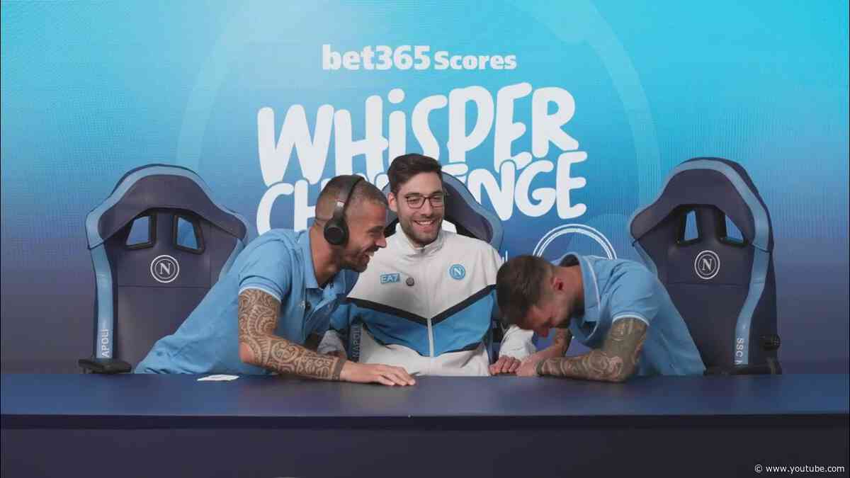 Whisper Challenge w/ Politano & Spinazzola | powered by Bet365 Scores