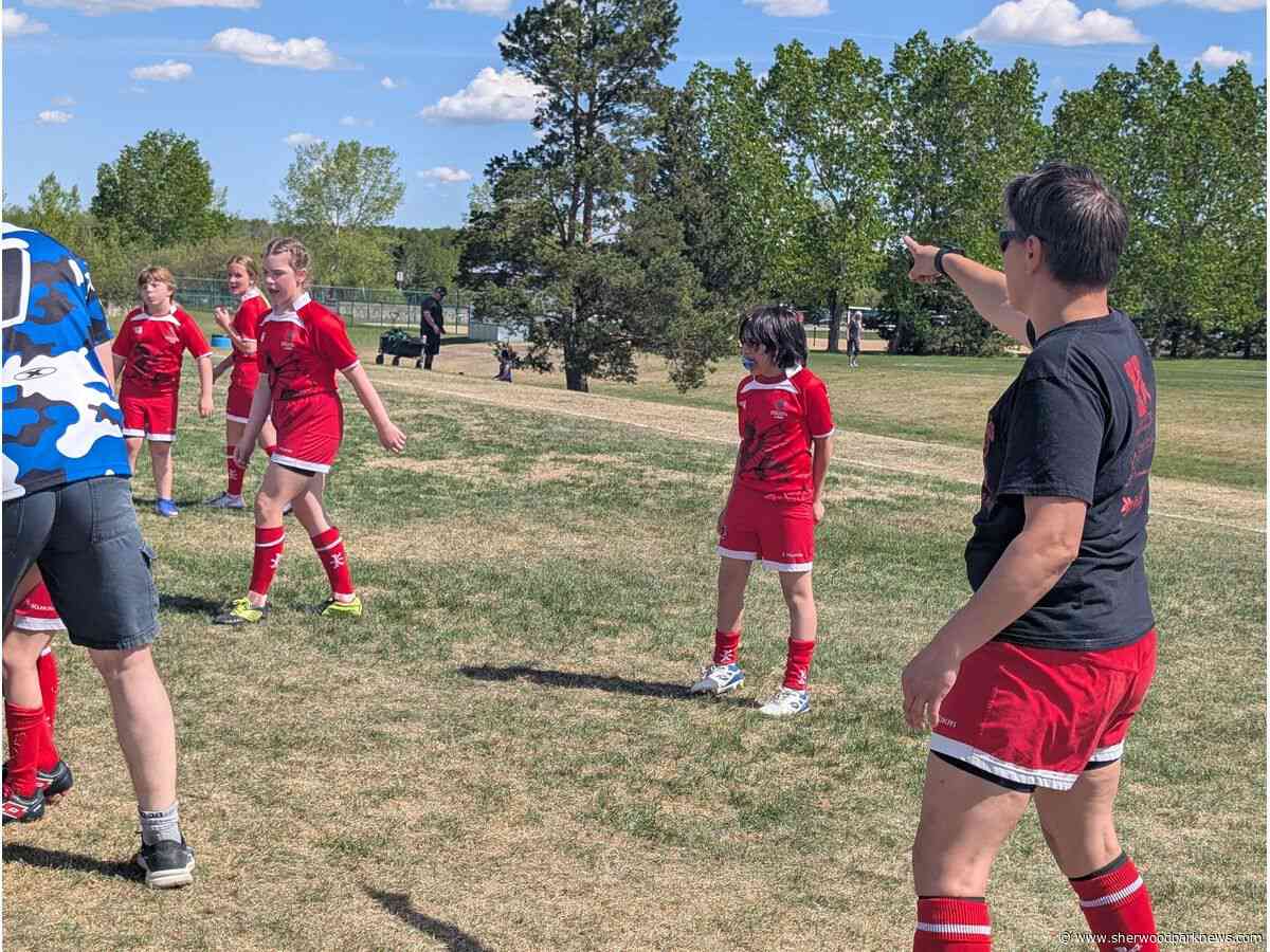 Young Rugby Players Learn Safe Contact