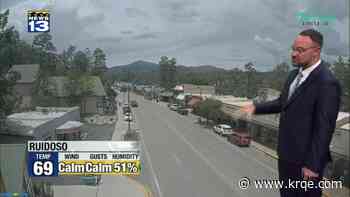 Rain chances continue for parts of New Mexico through the end of the week