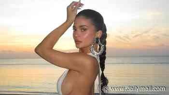Kylie Jenner flashes sideboob in racy white dress in latest Turks and Caicos vacation snaps