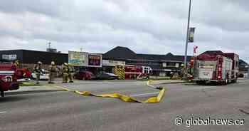 Stony Plain daycare evacuated after van hits building, gas leak detected