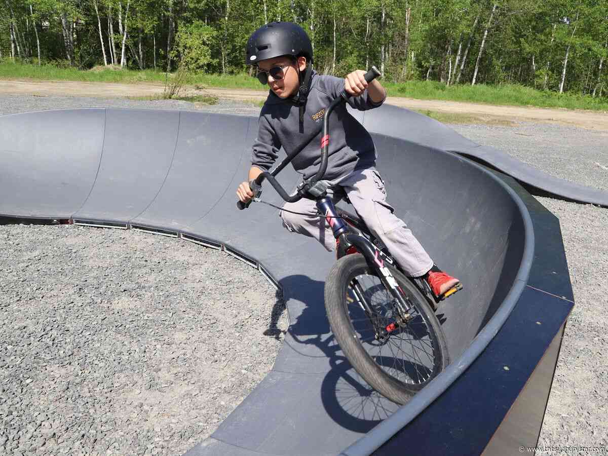A place to ride and connect: Levack opens new pump track