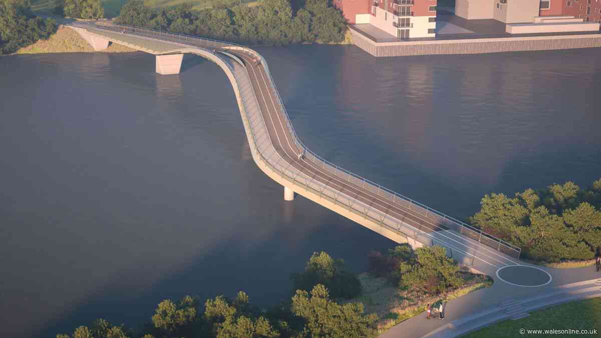 Plans approved for new pedestrian and cycle bridge across the River Taff