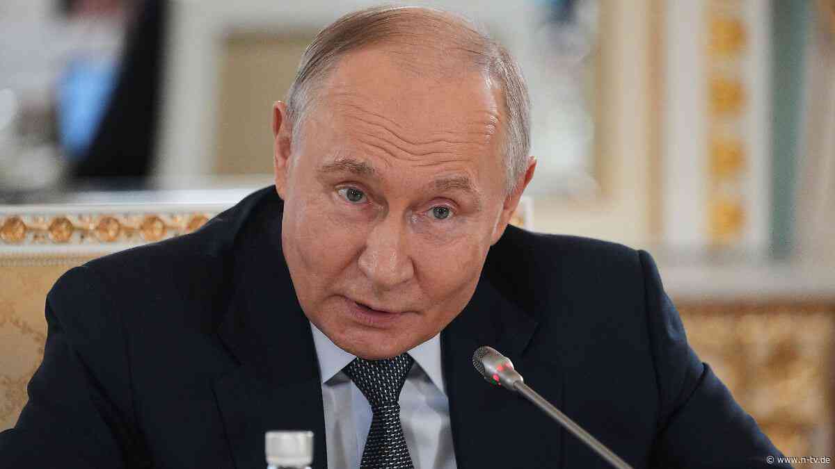 Weiter liebäugeln mit Schröder: Putin gibt sich in St. Petersburg siegesgewiss