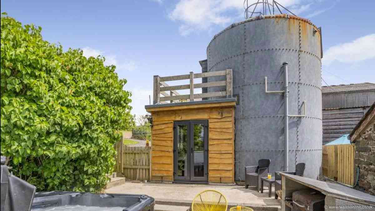 Stayers praise this unique and dog-friendly silo-conversion with hot tub
