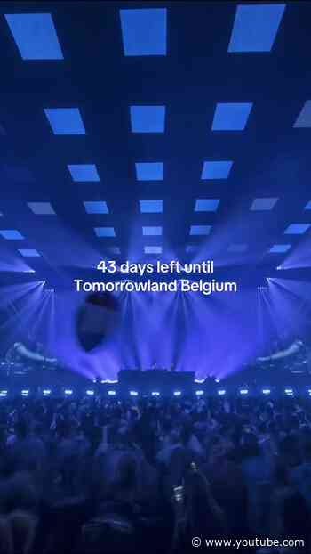 43 days left until Tomorrowland Belgium.