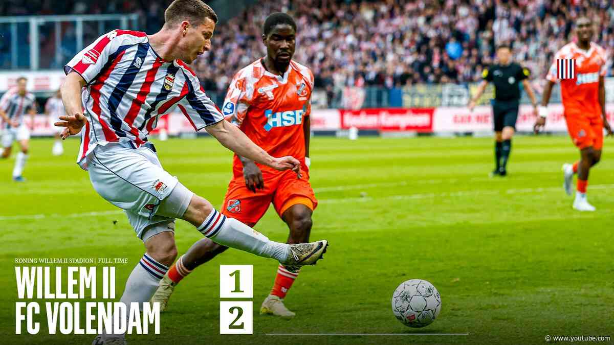 Highlights // Willem II - FC Volendam // 1-2
