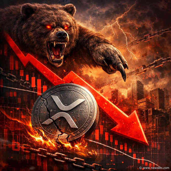 XRP Price Falls To 4-Month Lows—Charts Signal Sell, On-Chain Data Turns Bearish