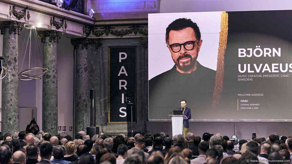 Björn Ulvaeus Opens CISAC Centenary, Reveals New AI Statement