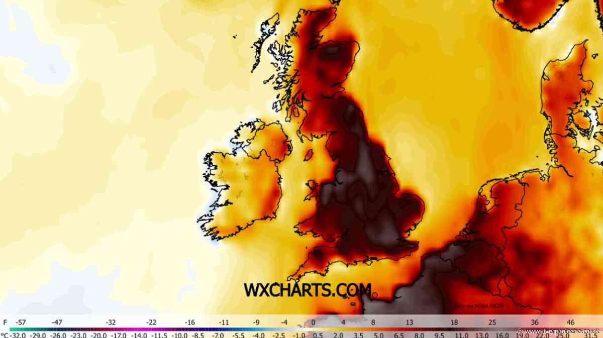 Weather maps show new three-day heatwave at 31C or more