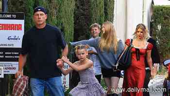 Jessica Simpson has frosty reunion with ex Eric Johnson at child's graduation more than one year after split